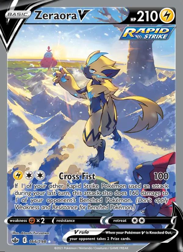 Image of Zeraora V Chilling Reign (CRE) #166