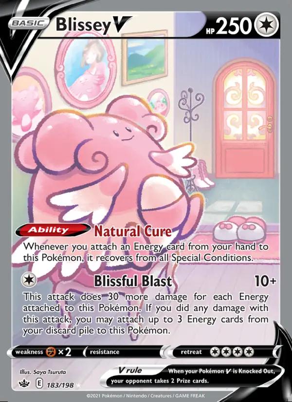 Image of Blissey V Chilling Reign (CRE) #183