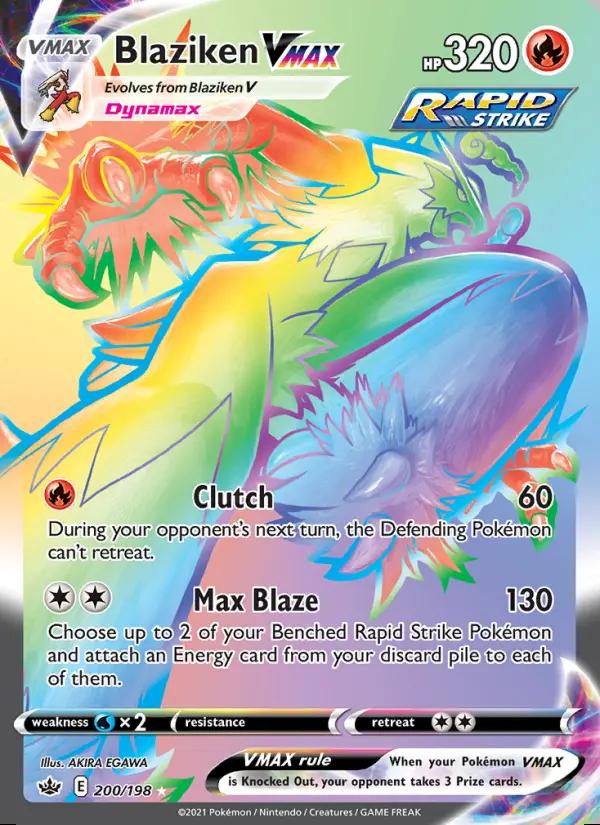 Image of Blaziken VMAX Chilling Reign (CRE) #200