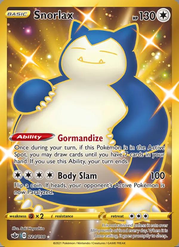 Image of Snorlax Chilling Reign (CRE) #224