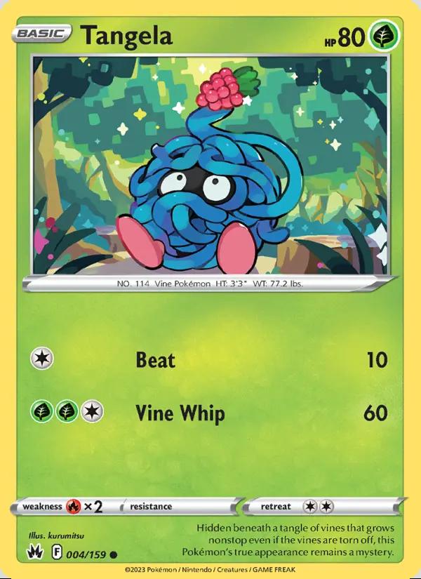 Image of Tangela Crown Zenith (CRZ) #004