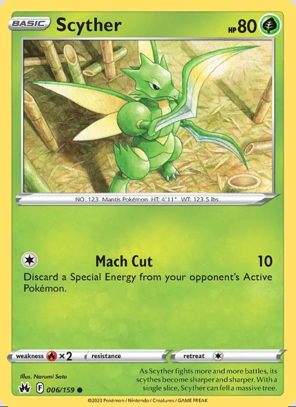 Image of Scyther Crown Zenith (CRZ) #006
