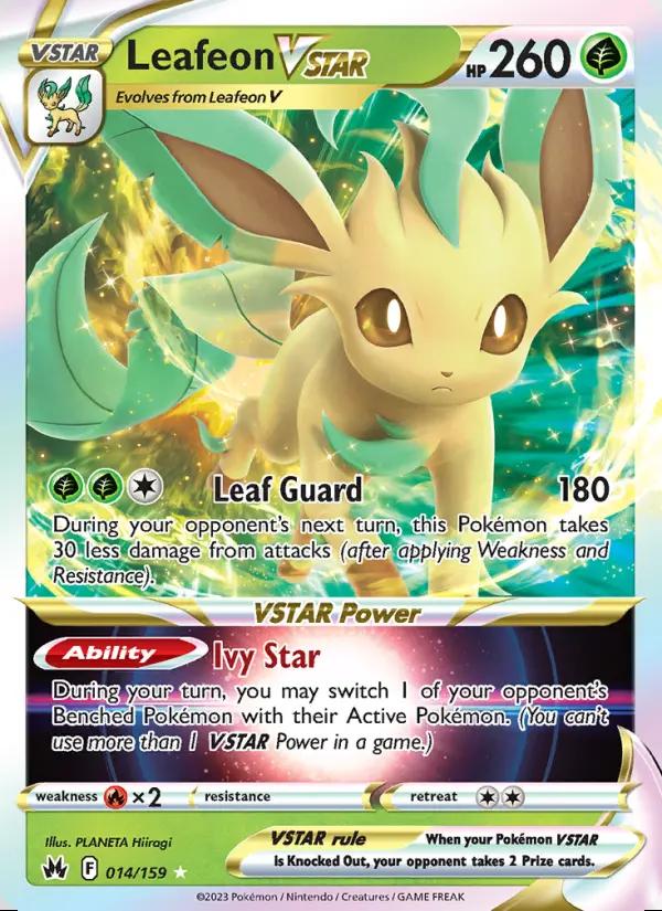 Image of Leafeon VSTAR Crown Zenith (CRZ) #014