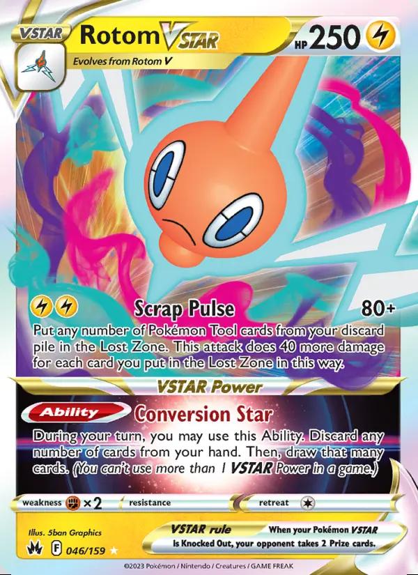 Image of Rotom VSTAR Crown Zenith (CRZ) #046