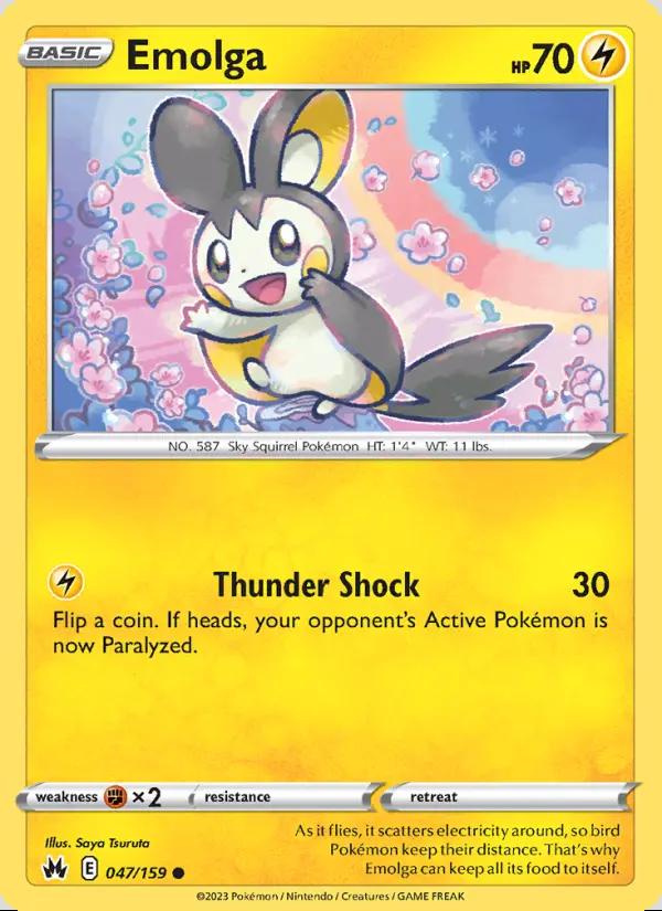 Image of Emolga Crown Zenith (CRZ) #047