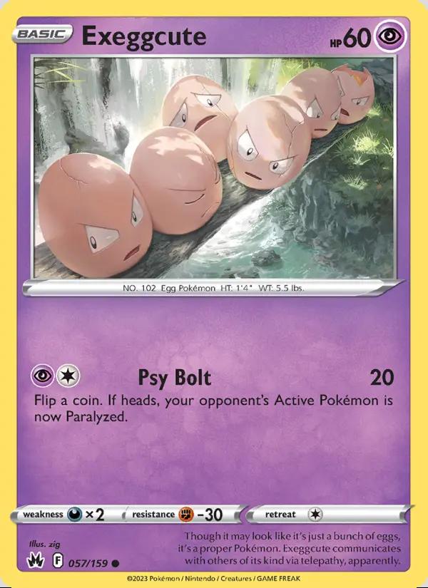 Image of Exeggcute Crown Zenith (CRZ) #057