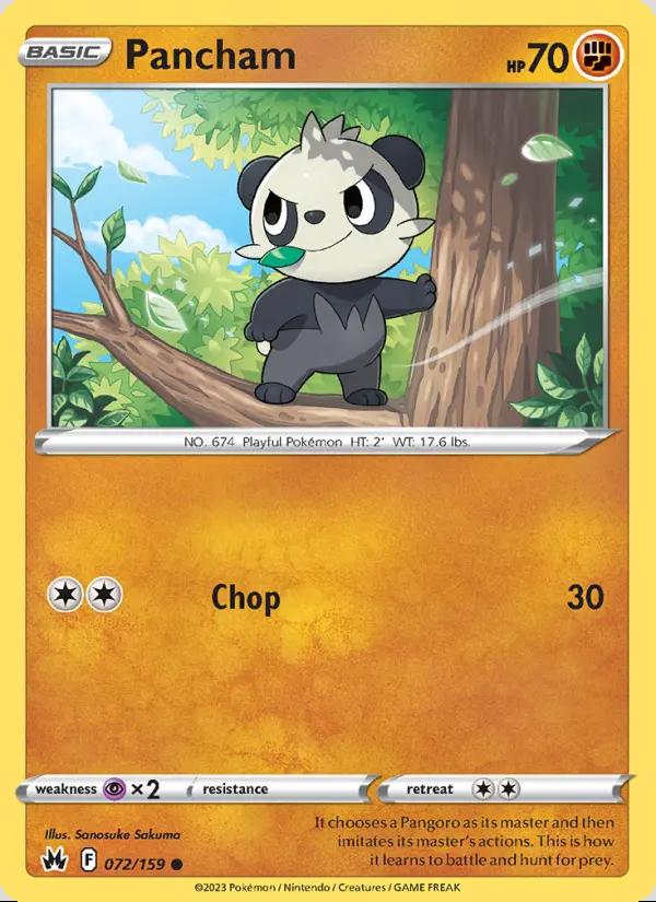 Image of Pancham Crown Zenith (CRZ) #072