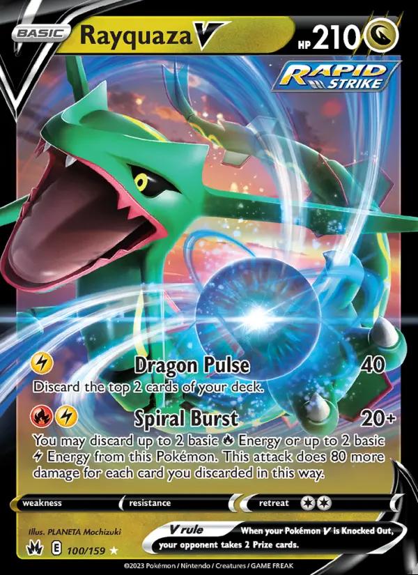 Image of Rayquaza V Crown Zenith (CRZ) #100
