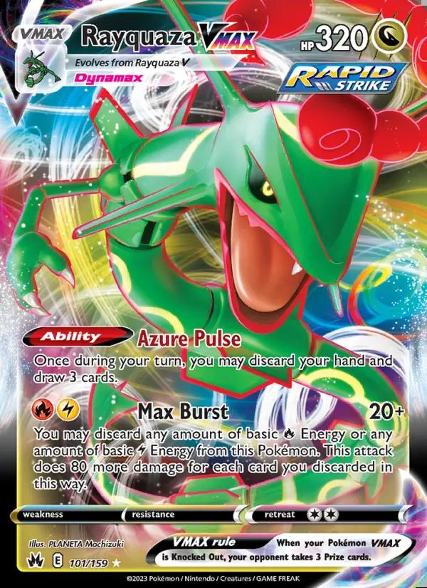 Image of Rayquaza VMAX Crown Zenith (CRZ) #101