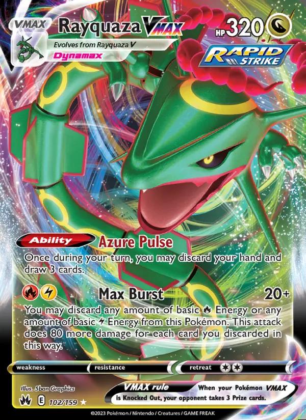 Image of Rayquaza VMAX Crown Zenith (CRZ) #102