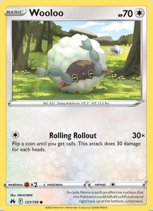 Image of Wooloo Crown Zenith (CRZ) #121