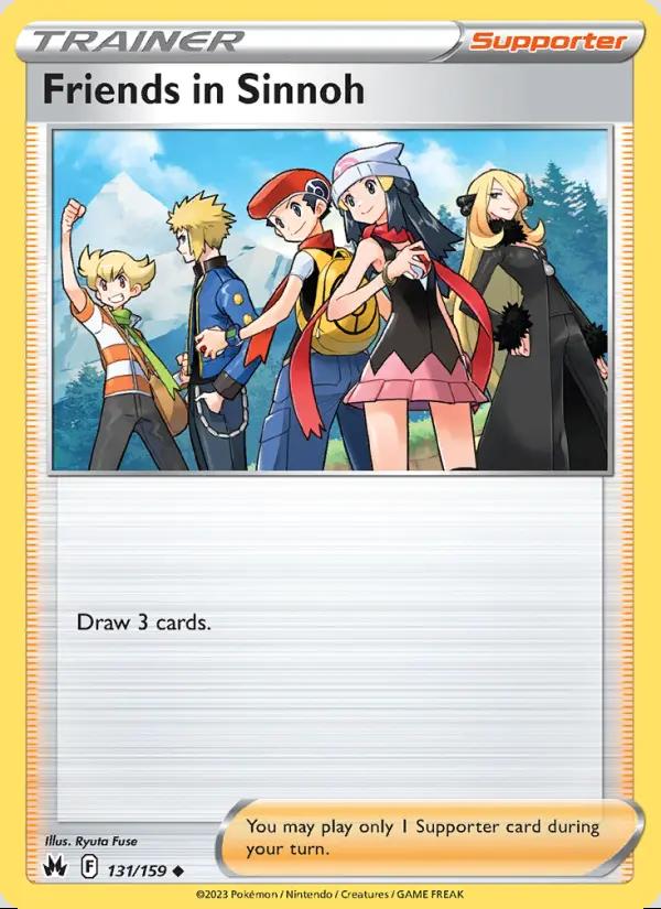Image of Friends in Sinnoh Crown Zenith (CRZ) #131