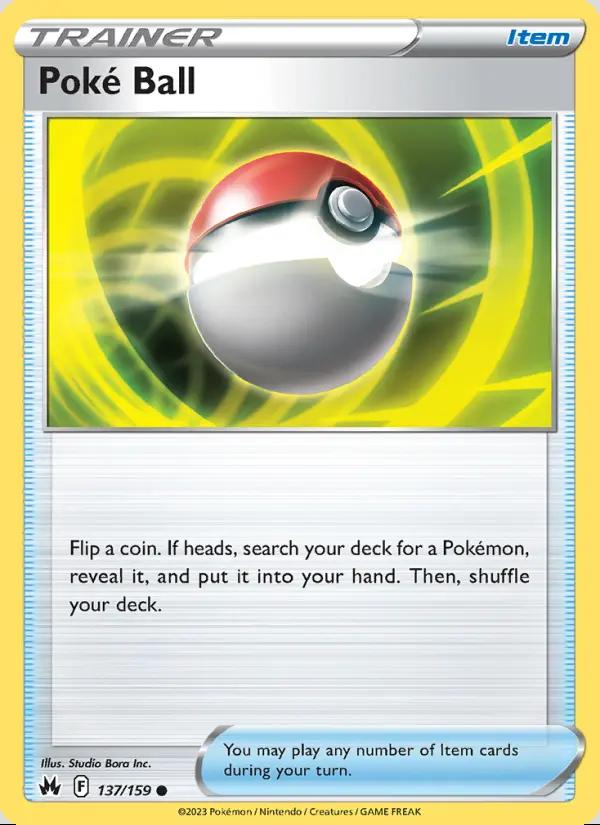 Image of Poke Ball Crown Zenith (CRZ) #137