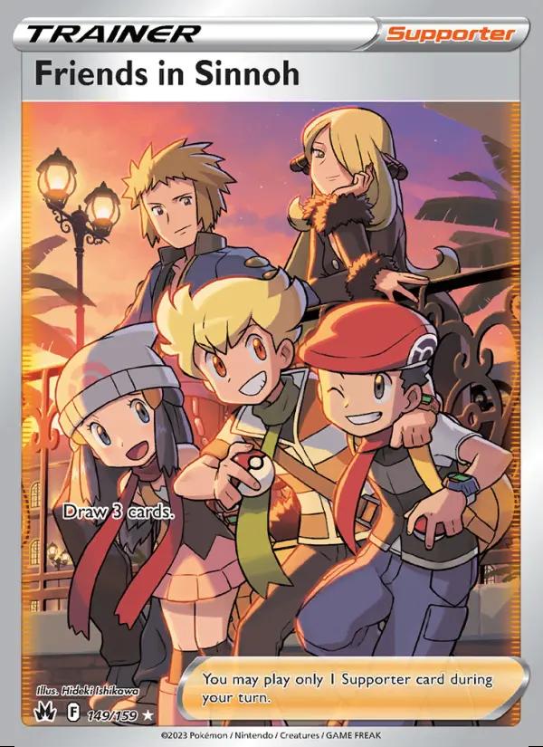 Image of Friends in Sinnoh Crown Zenith (CRZ) #149