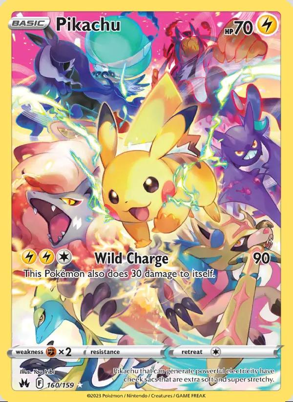 Image of Pikachu Crown Zenith (CRZ) #160