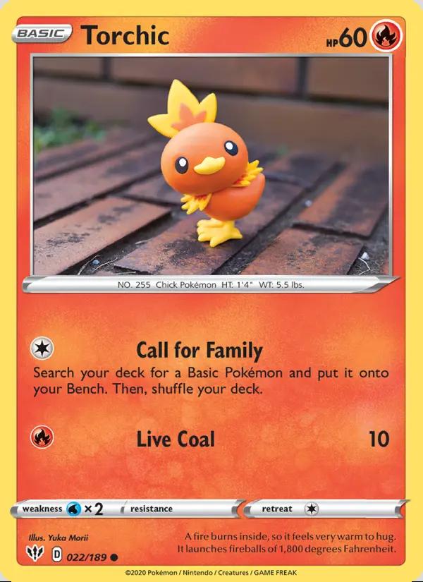 Image of Torchic Darkness Ablaze (DAA) #022