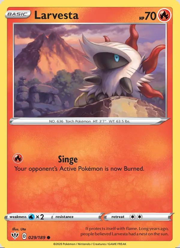 Image of Larvesta Darkness Ablaze (DAA) #029