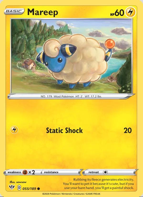 Image of Mareep Darkness Ablaze (DAA) #055