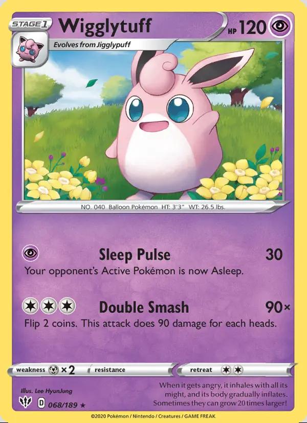 Image of Wigglytuff Darkness Ablaze (DAA) #068
