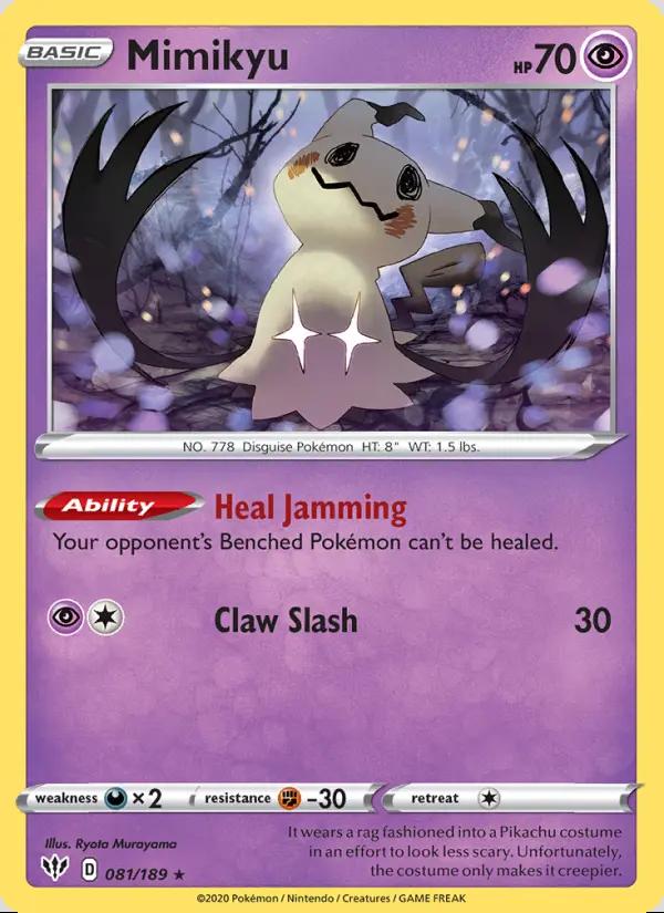 Image of Mimikyu Darkness Ablaze (DAA) #081