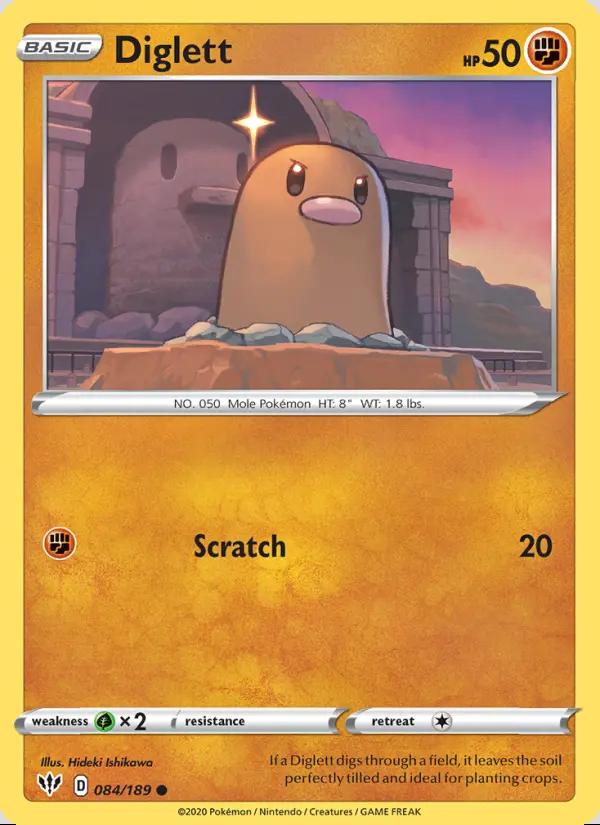 Image of Diglett Darkness Ablaze (DAA) #084
