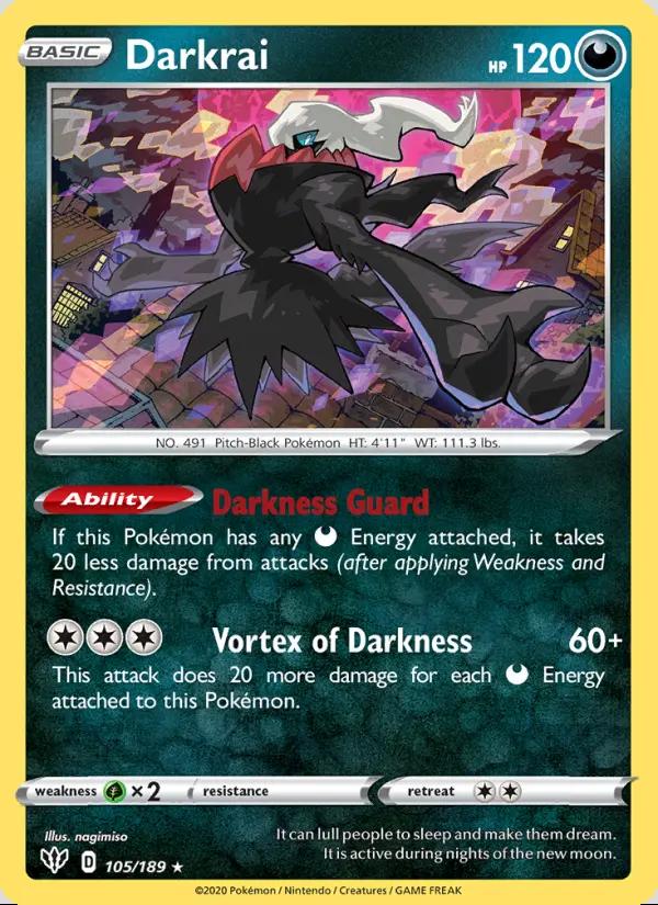 Image of Darkrai Darkness Ablaze (DAA) #105