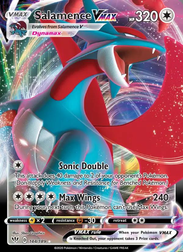 Image of Salamence VMAX Darkness Ablaze (DAA) #144