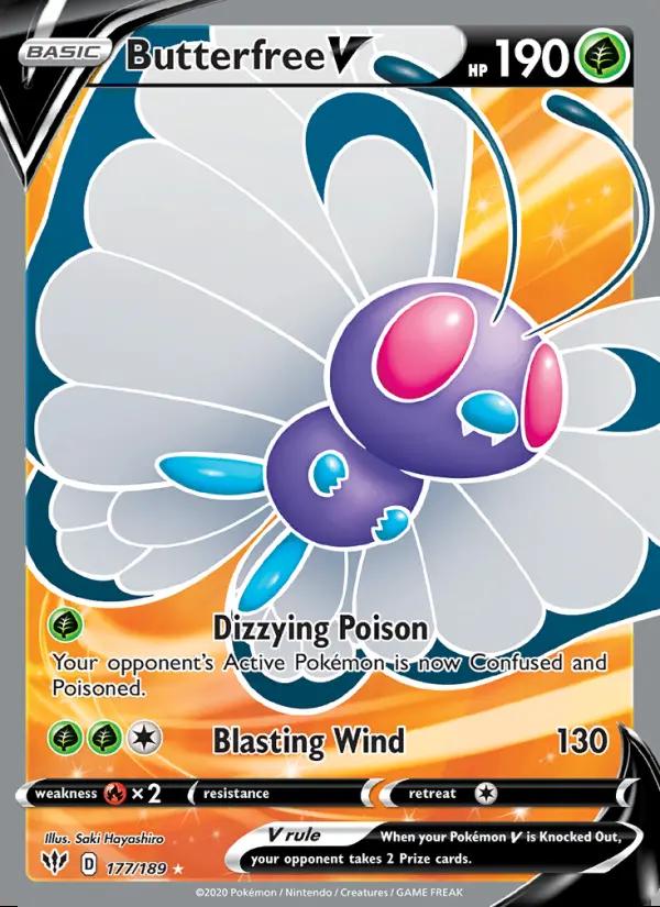 Image of Butterfree V Darkness Ablaze (DAA) #177
