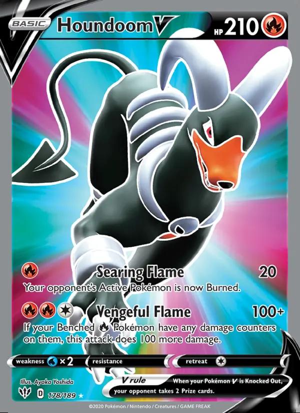 Image of Houndoom V Darkness Ablaze (DAA) #178
