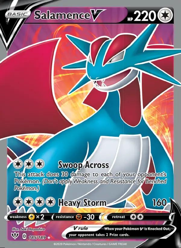 Image of Salamence V Darkness Ablaze (DAA) #185
