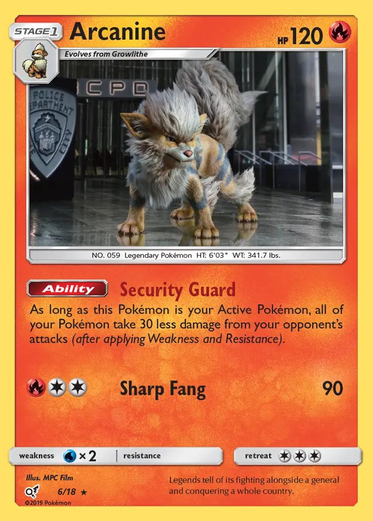 Image of Arcanine Detective Pikachu (DET) #6