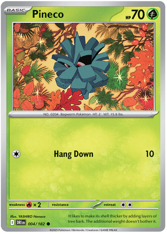 Image of Pineco Destined Rivals (DRI) #004