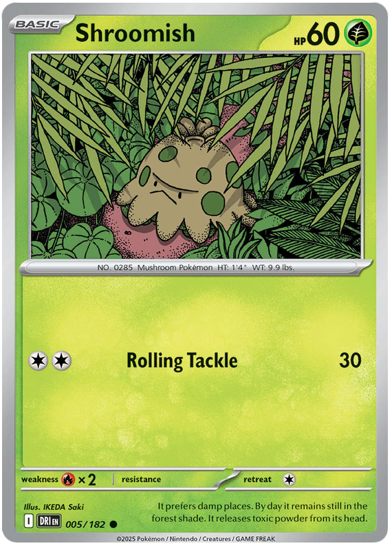 Image of Shroomish Destined Rivals (DRI) #005