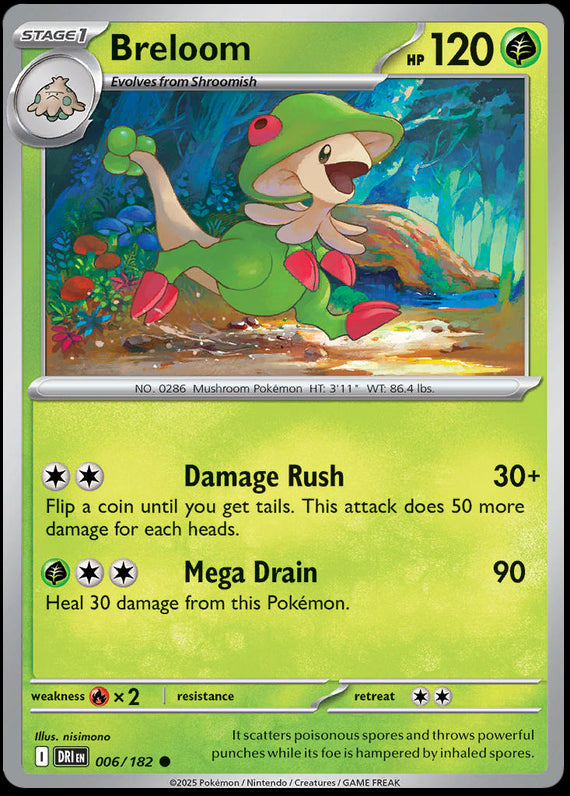 Image of Breloom Destined Rivals (DRI) #006