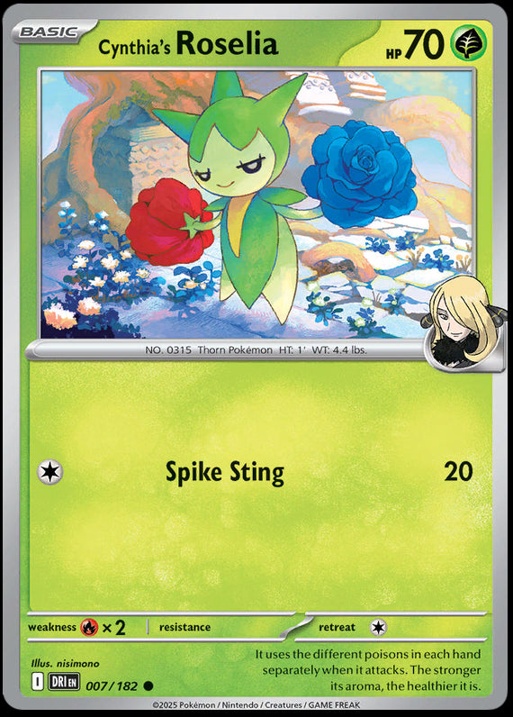 Image of Cynthias Roselia Destined Rivals (DRI) #007