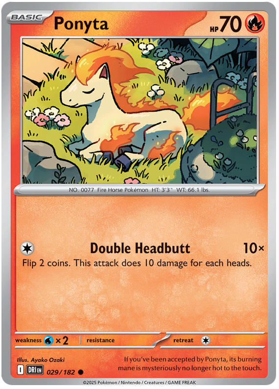 Image of Ponyta Destined Rivals (DRI) #029