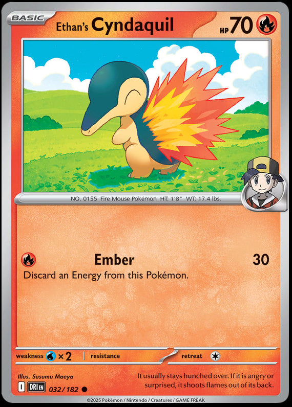 Image of Ethans Cyndaquil Destined Rivals (DRI) #032