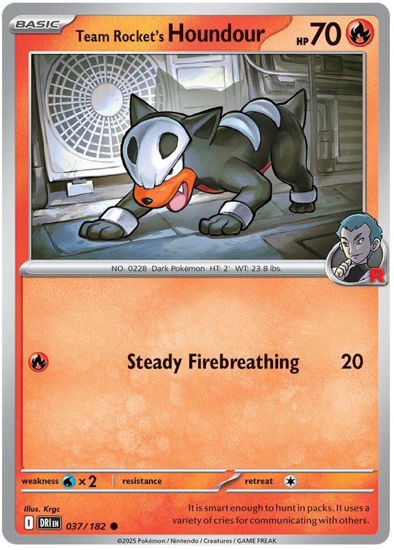 Image of Team Rockets Houndour Destined Rivals (DRI) #037