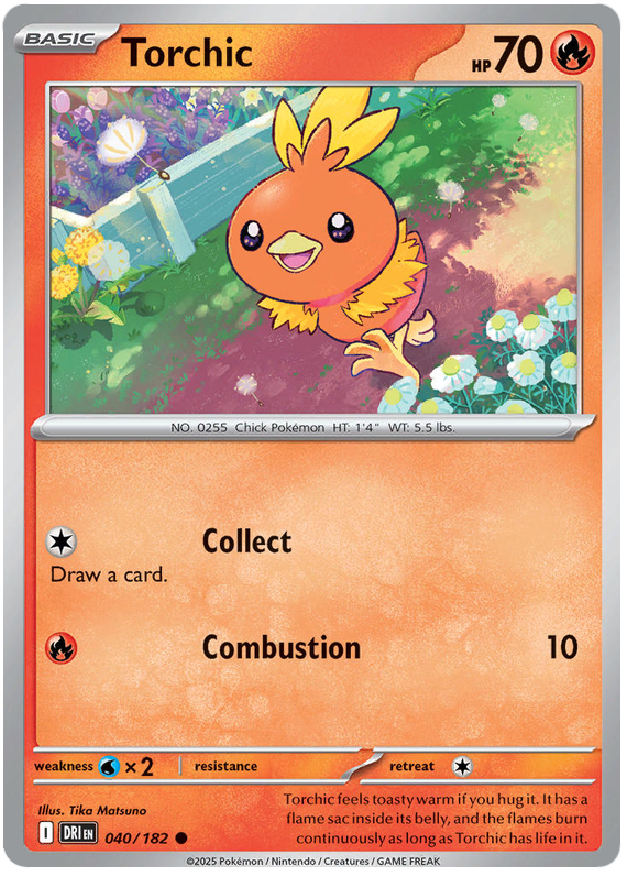 Image of Torchic Destined Rivals (DRI) #040