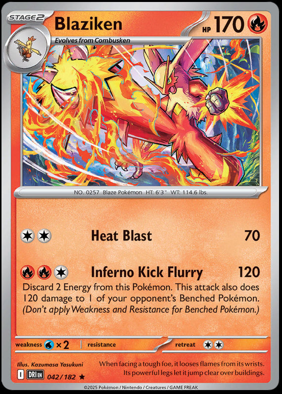 Image of Blaziken Destined Rivals (DRI) #042
