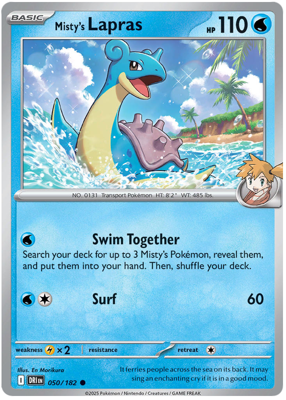 Image of Mistys Lapras Destined Rivals (DRI) #050