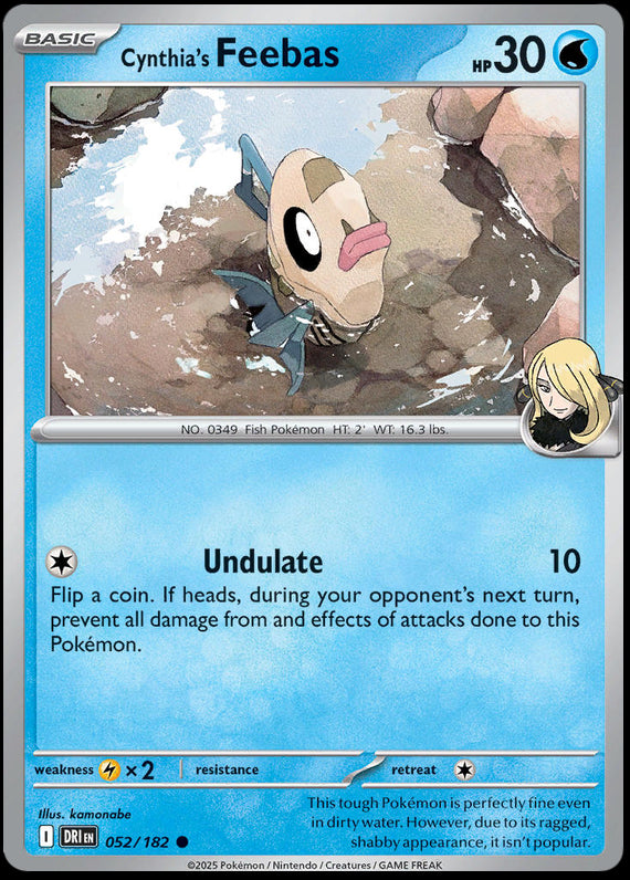 Image of Cynthias Feebas Destined Rivals (DRI) #052