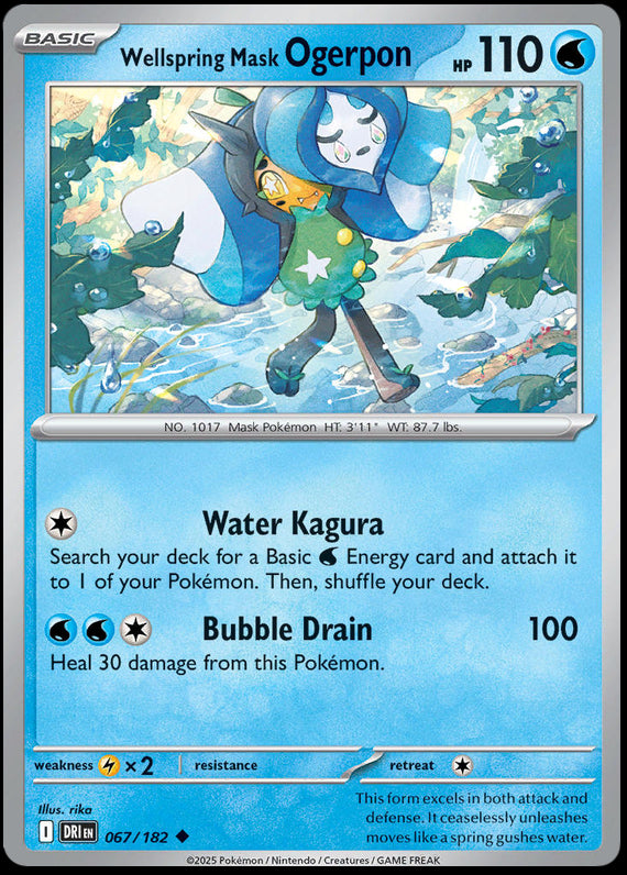 Image of Wellspring Mask Ogerpon Destined Rivals (DRI) #067