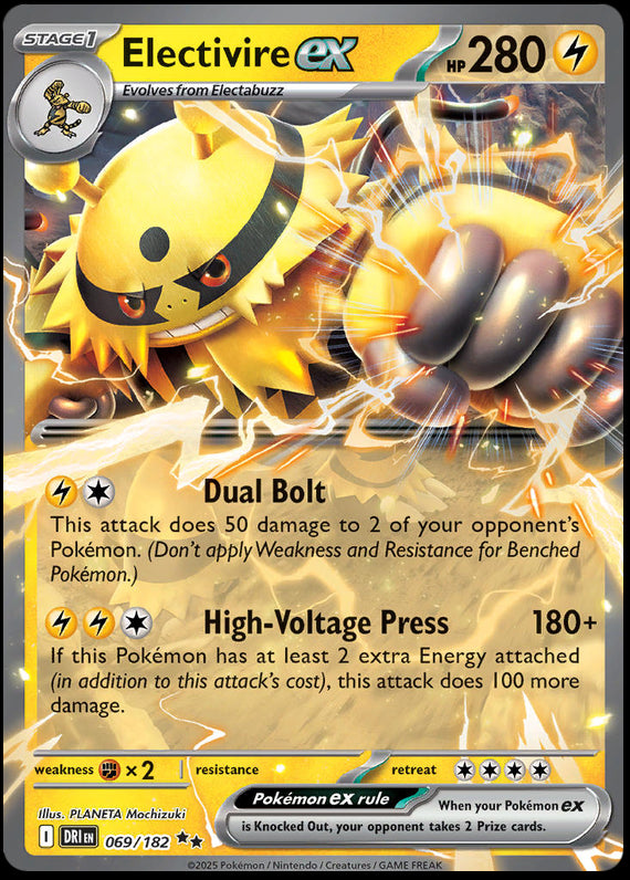 Image of Electivire ex Destined Rivals (DRI) #069