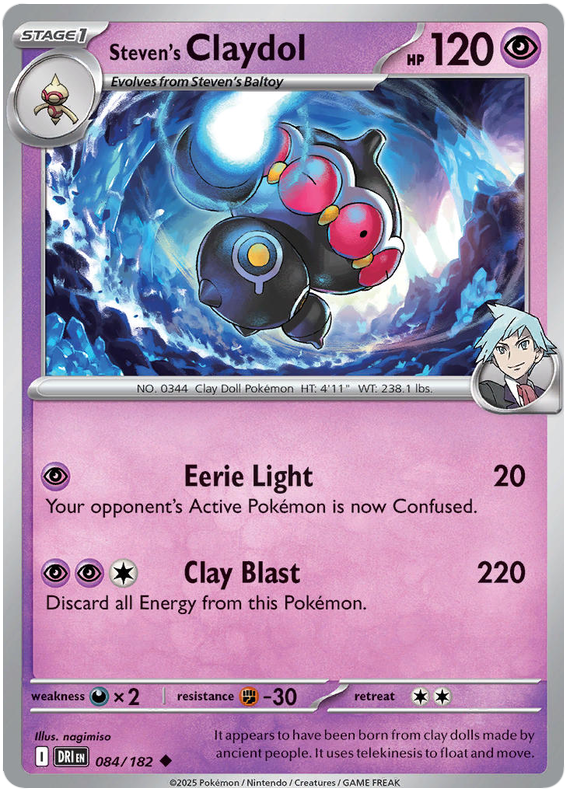Image of Stevens Claydol Destined Rivals (DRI) #084
