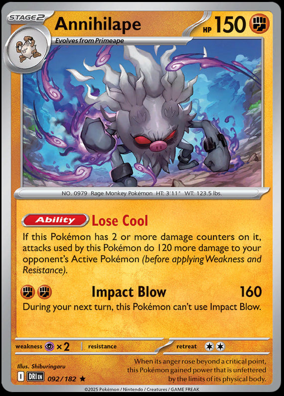 Image of Annihilape Destined Rivals (DRI) #092