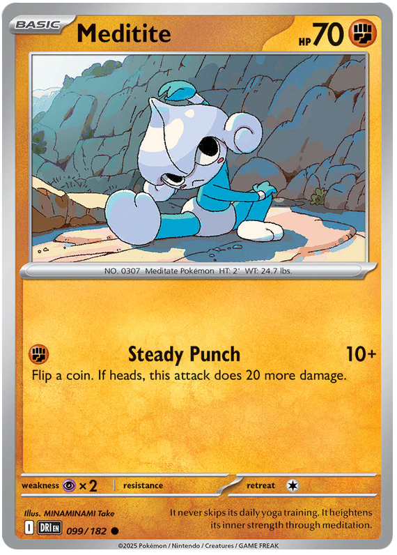 Image of Meditite Destined Rivals (DRI) #099