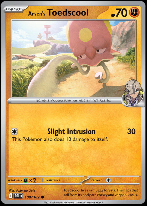 Image of Arvens Toedscool Destined Rivals (DRI) #109