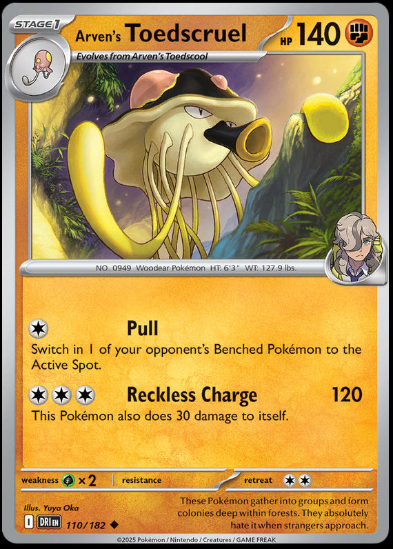 Image of Arvens Toedscruel Destined Rivals (DRI) #110