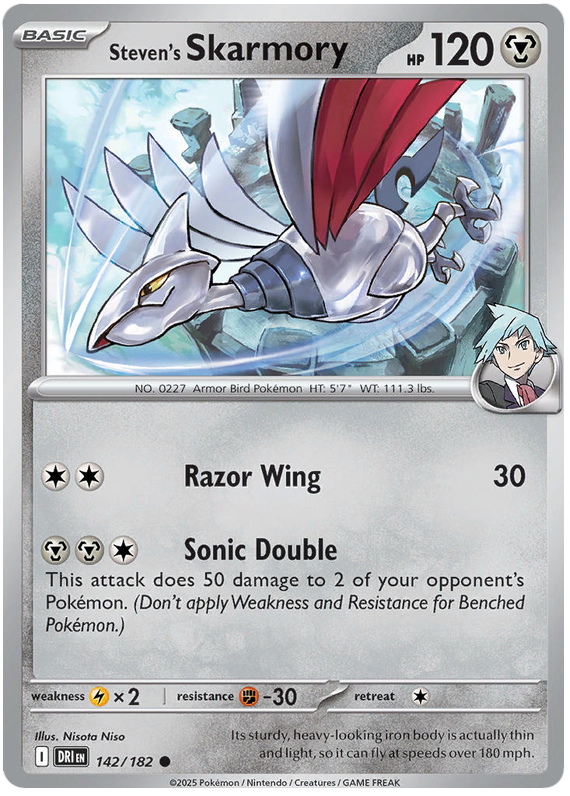 Image of Stevens Skarmory Destined Rivals (DRI) #142